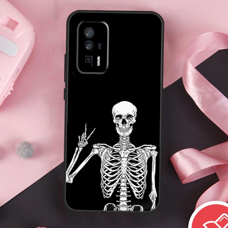 Aesthetics Skeleton Case For Xiaomi 13 14 Ultra 11T 12T 13T Pro 12 Lite POCO X6 Pro F5 M6 X5 X3 F3 M5s F6 Cover
