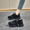 Little White Shoes Women's 2025 New Summer Breathable Mesh Fashion Sports Shoes with Higher Thick Soles