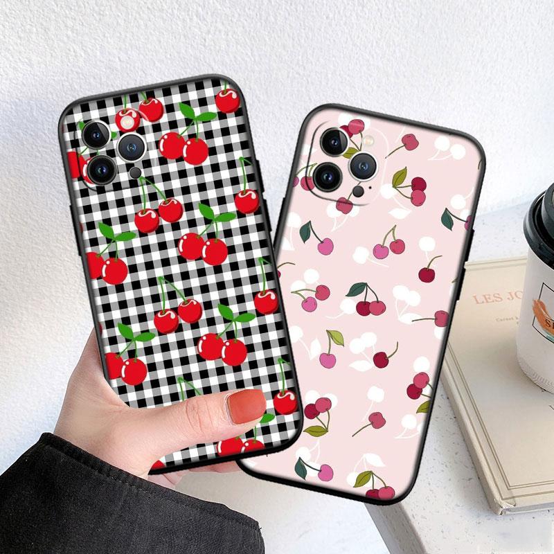 PP19 Вишня Милый Мягкий Чехол для Телефона для Xiaomi Xiaomi Poco M4 M5 M6 M7 X3 X6 X7 F8 Ultra Pro GT NFC