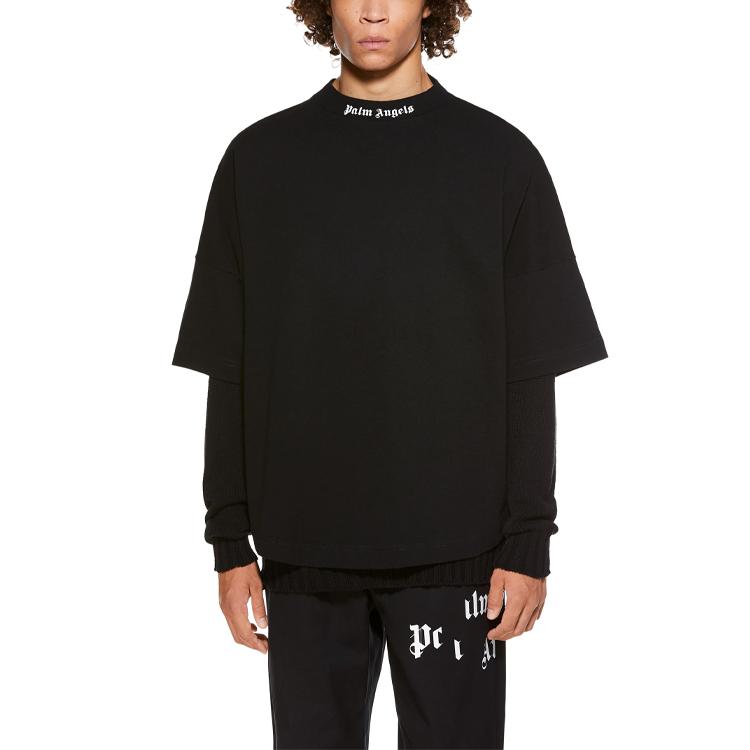 PALM ANGELS Classic Logo Print T shirt PMAA002R21JER0011001