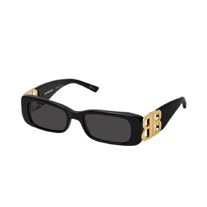 Lunettes de soleil - Balenciaga - BB0096S - Noir - Enveloppant - Femme