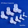 10pcs 4~25mm PP Elbow Connectors Aquarium Tank Fittings Air Pump Aerator 90 Degree Elbow Joint Garden Irrigation Medical Hose Joints