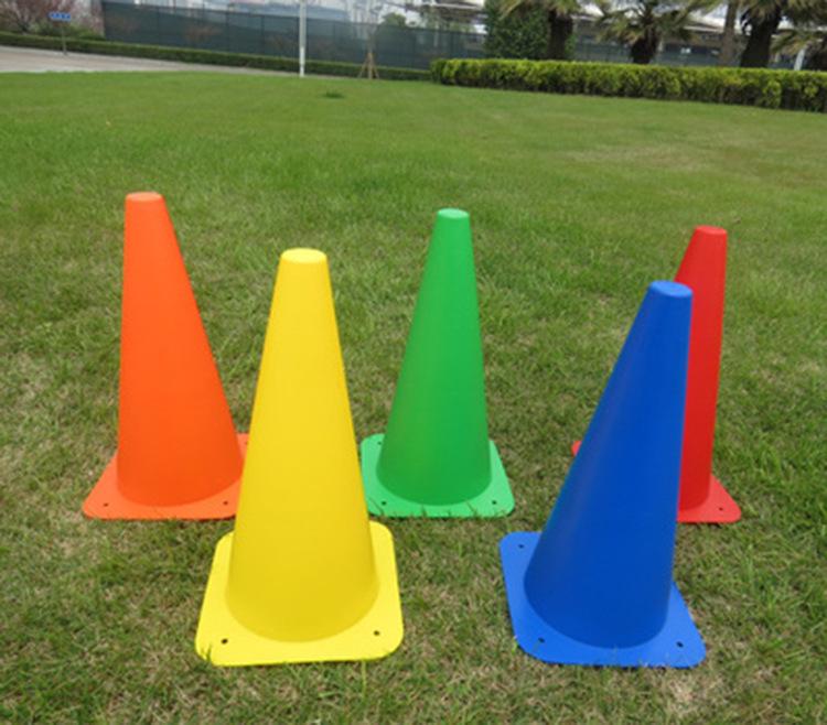 Football & Basketball Training Cones - PE Material, Roadblock & Obstacle Dribbling Equipment