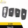 HR-V Glass Lift Decorative Sticker: 22 HRV Window Armrest Switch Sequinszeń Car Accessory