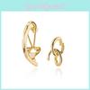 Street Style Chic Geometric Alloy Ear Cuffs Nonpiercing Trendy Set Jewelry