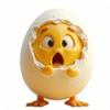 Mini Resin Chick Refrigerator Sticker Animal 2D Creative Fridge Magnets Funny DIY Simulation Chicks Hatch Eggs Gift