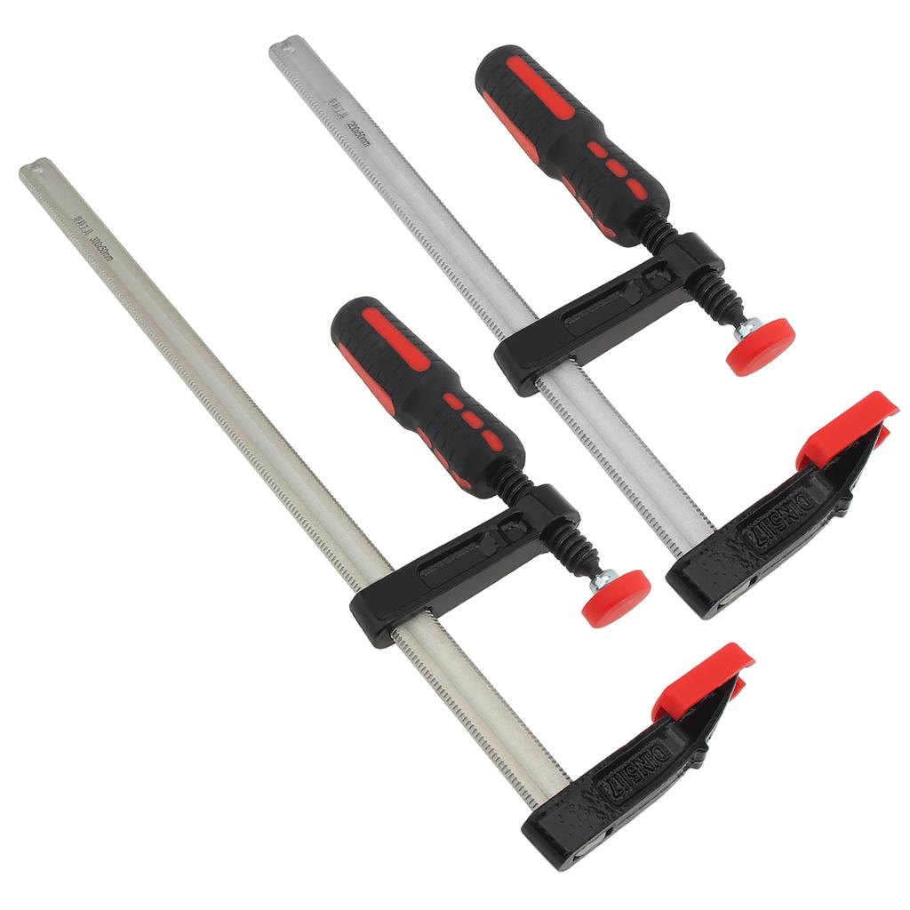 2pcs/set 8 12 Inch German F Shape Steel Bar Clamps for Carpenter Woodworking Heavy Cast Iron F Clamps Clip DIY Hand Tools