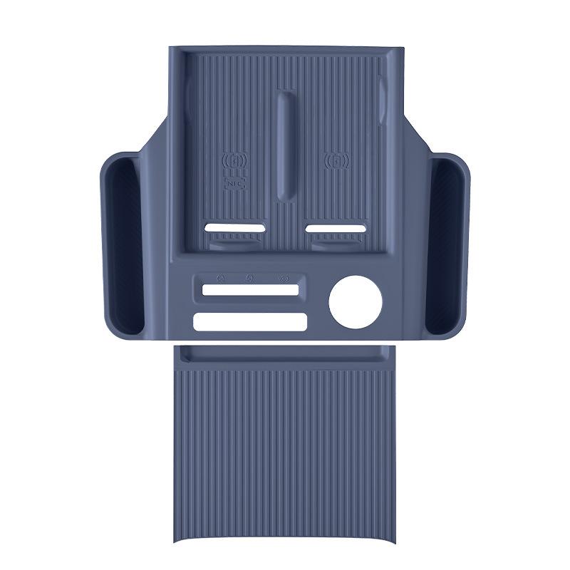 Zeekr 9X Center Console Storage Box: Silicone Upgrade with Full Wrap and Partitioning Interior Organizer.