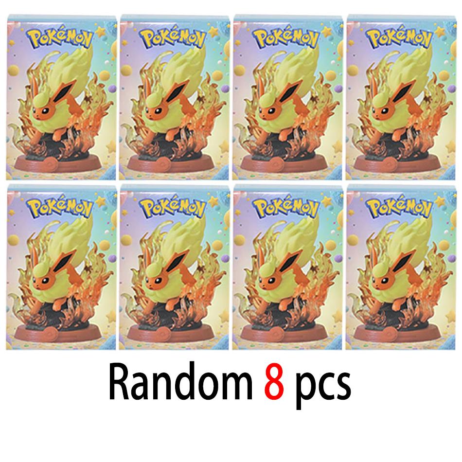 9Patterns Pok mon Action Dolls Pikachu Blind Box Anime Models Desktop Decorations Pok mon Toys Children's Birthday Gifts
