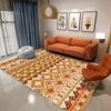 Nordic Style Moroccan Living Room Carpet Sofa Coffee Table Crystal Velvet Carpet Home Bedroom Full Bed Side Blanket