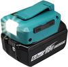 Новый светодиодный фонарь Makita ADP05 14,4 В/18 В Lion Battery Dual USB converter Port Spotlight Outdoor Flashlight for Makita Batterys