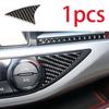 Для Toyota Highlander 2014- Накладка на панель переключателей кондиционера из настоящего углеродного волокна