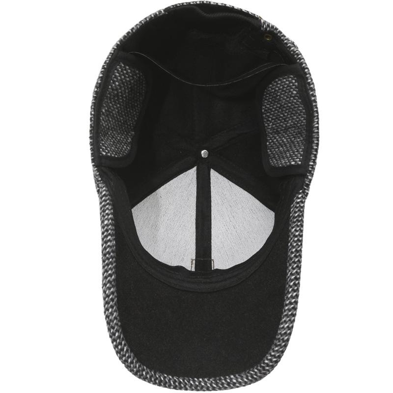 Осенне-зимняя мужская бейсбольная кепка, теплая защитная кепка для защиты ушей, спортивная кепка для защиты ушей