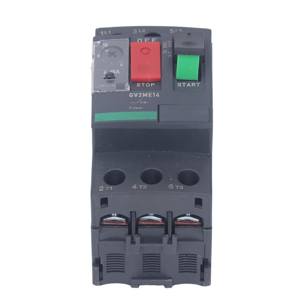 Автоматический выключатель двигателя Защита от перегрузки Термомагнитный ручной пускатель двигателя Кнопка для монтажа на рейку