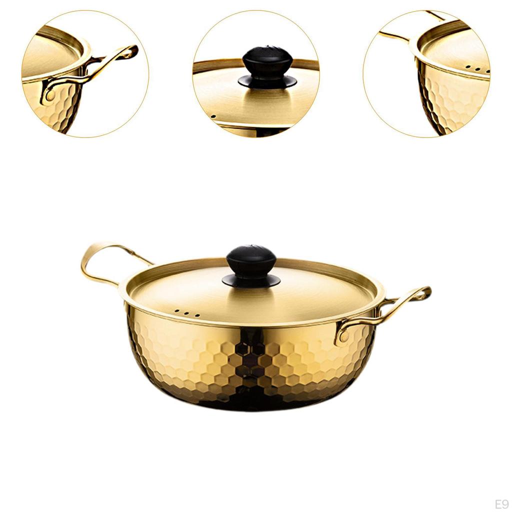 Stainless Steel Ramen Pot for Outdoor Cooking