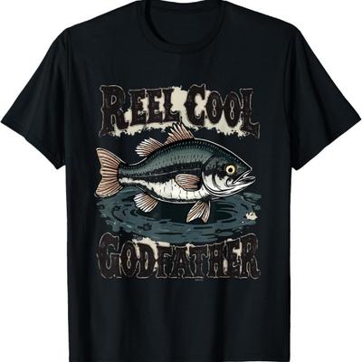 REEL COOL Крестный отец Рыбалка Крестный отец Футболка1