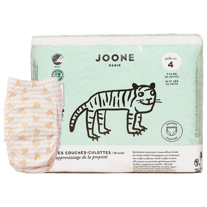 Joone Couches-Culottes Taille 4 (7-14 kg) 30 Unités - Couleur : Brigitte Rose
