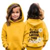 Детская толстовка с капюшоном для мальчиков и девочек, модная принтованная толстовка с длинными рукавами и карманом