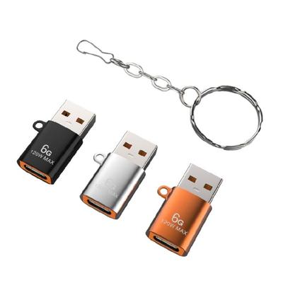 Прочный Металлический USB на USB C Зарядное Устройство 120 Вт Конвертеры Бесшовная Интеграция USB на USB C Адаптеры Для Дома и Путешествий