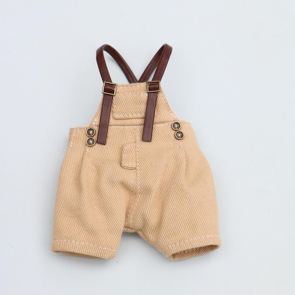 Suspender Trousers Bjd Doll Clothes Dress Up Doll Overalls Doll Denim Pants Doll Accessories
