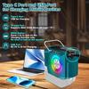 Запчасти для электроинструмента Bluetooth-динамик Радио Музыкальный плеер для Makita для Milwaukee для Dewalt 18V Li-ion аккумулятора Зарядное устройство USB Type-C