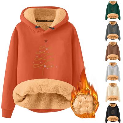 Женская модная толстовка с капюшоном, утепленная, свободная, с принтом