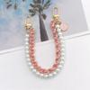 Vintage Pearl Bag Strap for Handbag Double Layer Chain Pearl Phone Lanyard DIY Purse Replacement Handles Bag Accessory
