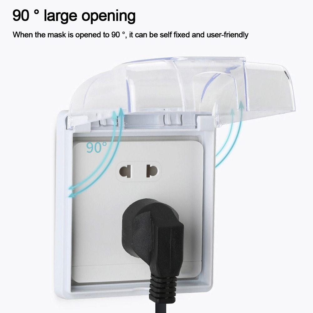 Пластиковый защитный кожух переключателя настенная защитная розетка розетка водонепроницаемая коробка ванная комната