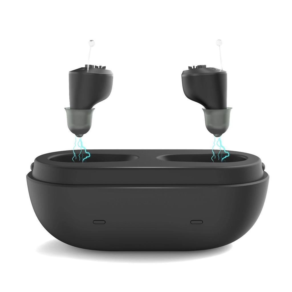 Невидимый цифровой слуховой аппарат для глухоты, перезаряжаемые слуховые аппараты для пожилых людей, усилитель звука с шумоподавлением audifonos