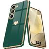 Protective Case - BOOLING - for Samsung Galaxy S24 - Flexible - Shockproof - Anti-Scratch - Night Green
