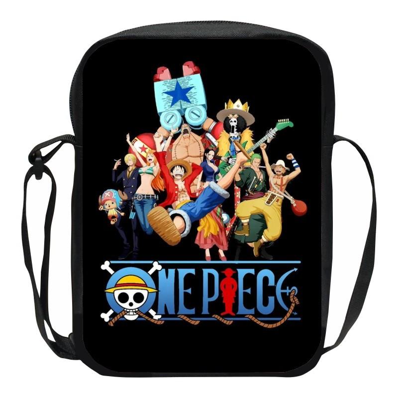 One Piece Обезьяна D. Сумка-мессенджер на плечо с принтом Луффи, Сумка, Школьные сумки для мальчиков и девочек, Сумка для телефона, Сумка для покупок, Лучший подарок