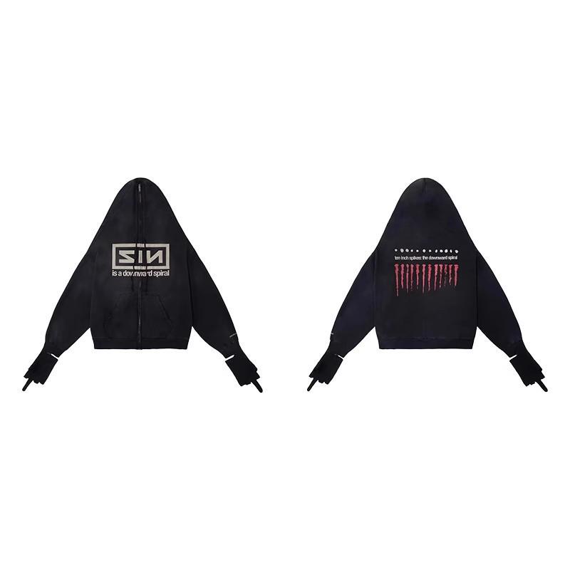 Мужская куртка Grailz Американская перчатки-трансформеры на молнии кардиган худи