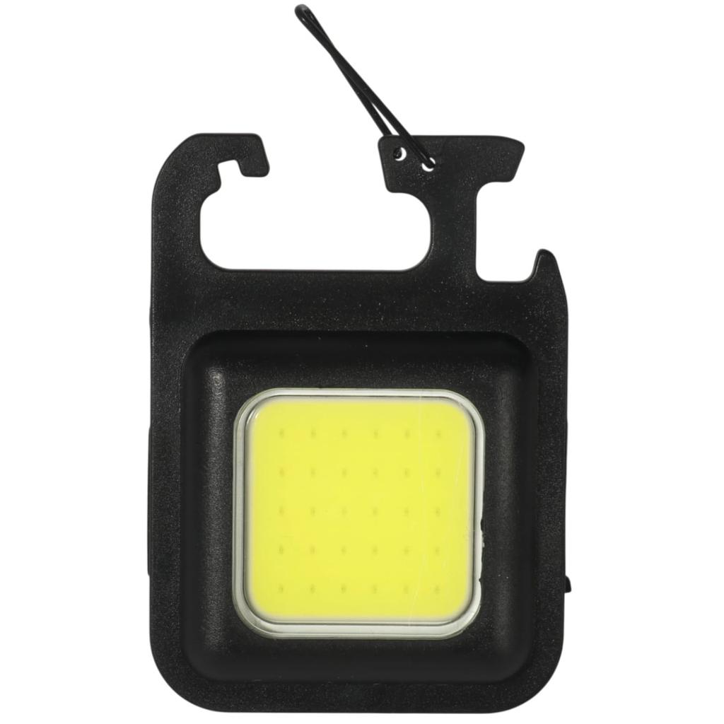 Mini Pocket Flashlight Keychain LED USB Magnet Bottle Opener Holder