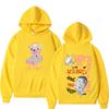 Худи с принтом рэпера Lil Peep CryBaby Hellboy Bear для мужчин и женщин, винтажные, оверсайз, хип-хоп, осенние, зимние, из флиса, теплые пуловеры