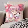 Милая японская аниме Puella Magi Madoka Magica Наволочка Подушка Антипылевой Невидимая молния Короткий плюш Подушка для дивана