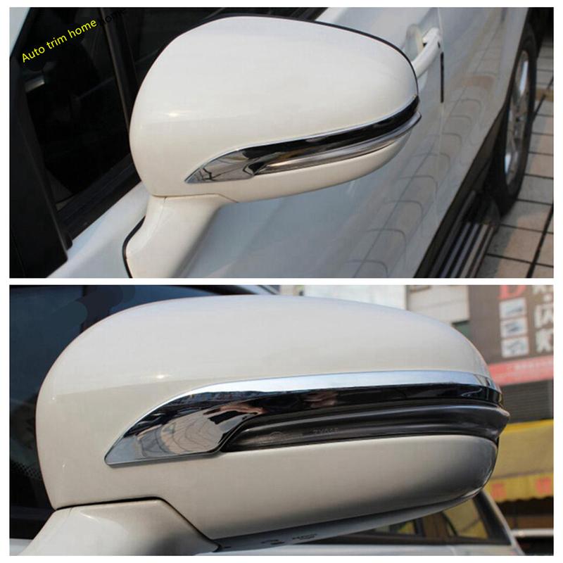 Chrome Exterior Door Handle Front Rear Fog Lights Eyebrow Window Wiper Cover Trim For Suzuki SX4 S-cross 2014 - Accessories
