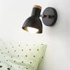 Nordic LED Wall Sconce Minimalist Iron with Switch E27 Wall Lamp For Bedroom Bedside Study Office Indoor Illumination Fixtures