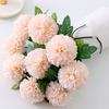 Имитация цветка Экологичный неувядаемый пластиковый ложный букет цветов хризантемы для дома