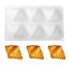 6-Cavity Silicone Molds Heat-Resistant Baking Molds Durable Dessert Mold  Kitchen Bakeware