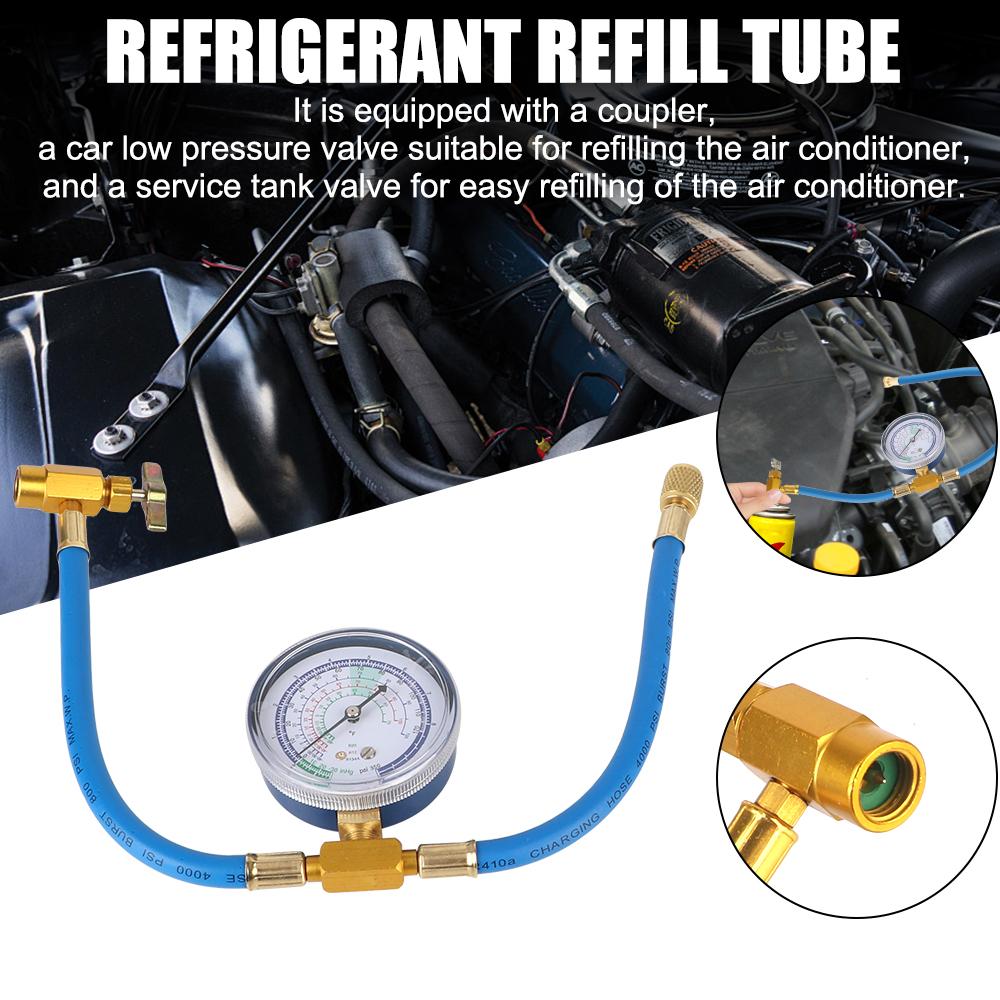 R134A аксессуары, инструменты для ремонта шланга для заправки хладагента, манометр, измерительный комплект, автомобильный шланг для конденсации переменного тока, автомобильный кондиционер