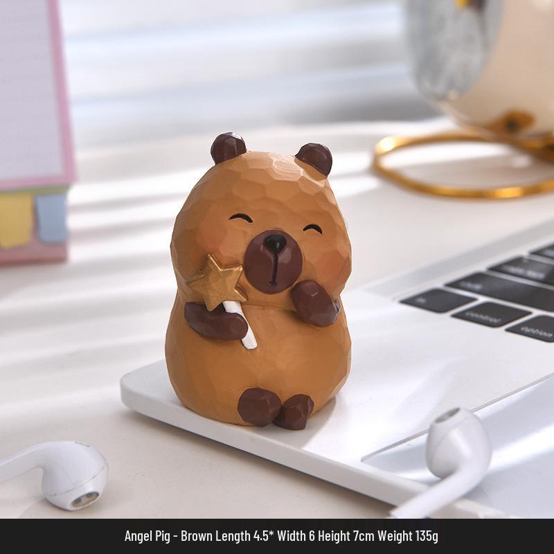 Capybara Trendy Play Blind Box Cute Office Desktop Ornament Healing Gift