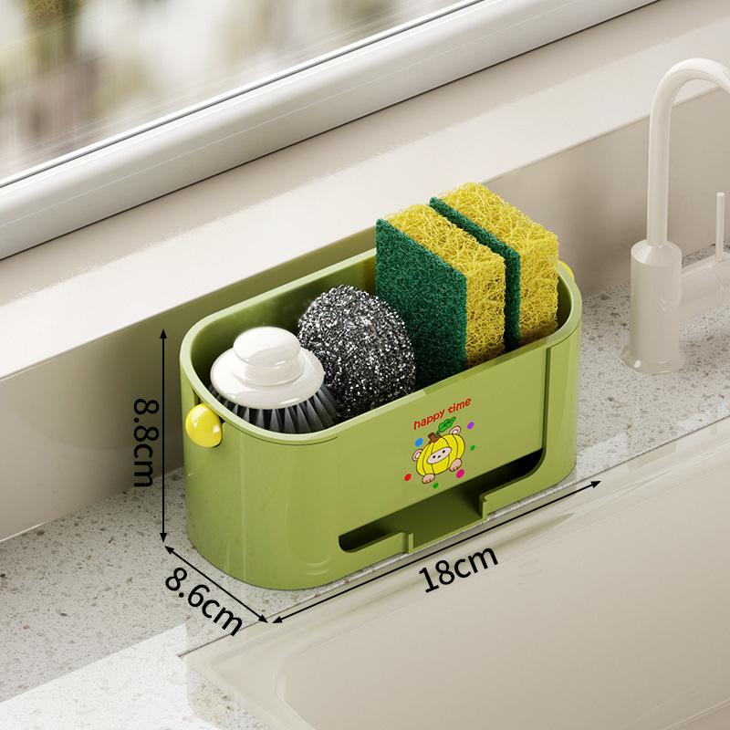 Подвесная корзина для сушки над раковиной, кухонная стойка для хранения губок и тряпок, корзина для фильтрации остатков кухонной раковины, корзина для сушки, предотвращающая засоры