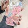 Ins Style Pink Flower Lily Pattern Phone Case for  Redmi Note 13 12 11 Pro Plus 5G 12S 11S Redmi 12C 13C Transparent Cover