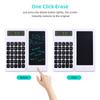 Foldable Calculator & 6 Inch LCD Writing Tablet Digital Drawing Pad 12 Digits Display with Stylus
