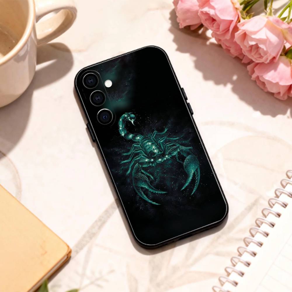 C-Cool S-Scorpion phone Case For Samsung Galaxy A73,A72,A71,A70,A53,A52,A51,Others Soft Black Shell
