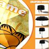 Custom Name Personalized Garfield Print Umbrella, Auto Open Close, 8‑Rib Sturdy Frame, Commute Camping Hiking Use, Birthday Gift
