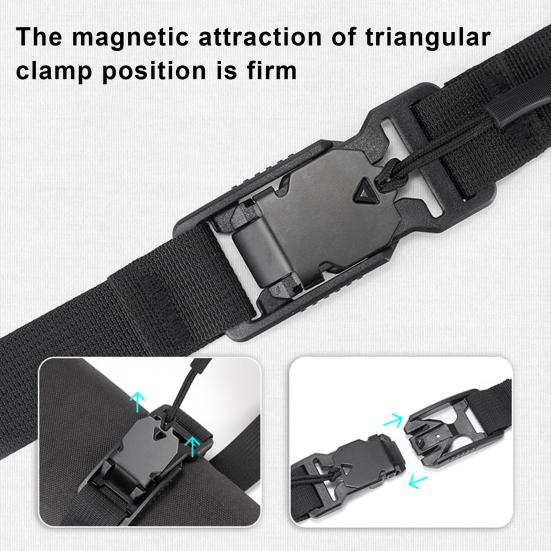 Рюкзак на открытом воздухе, нагрудный ремень, сверхмощный регулируемый рюкзак для кемпинга, пешего туризма, магнитный быстроразъемный ремень с пряжкой, противоскользящий нагрудный ремень