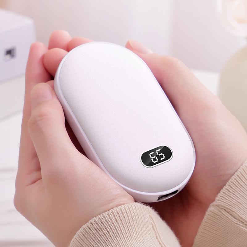 USB-подогреватель рук и зарядное устройство 2-в-1 с цифровым дисплеем