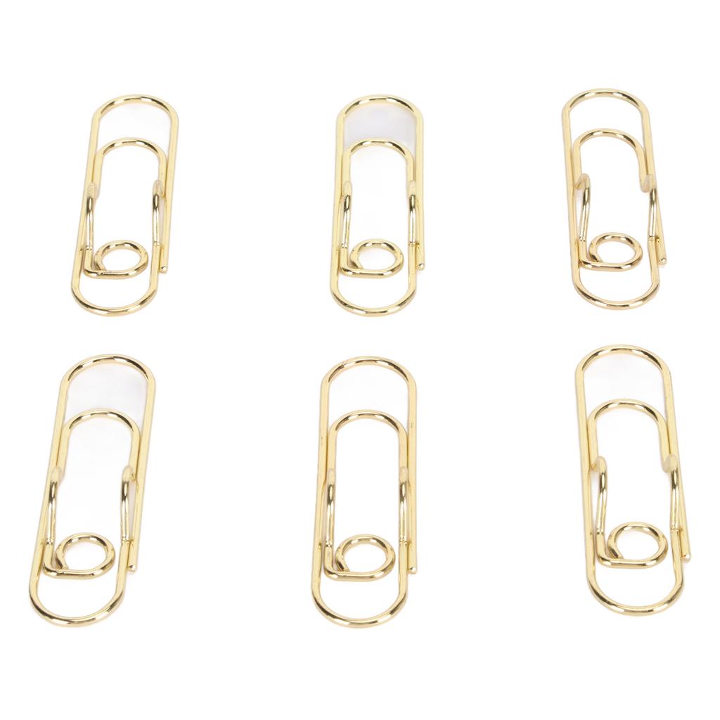 40 шт. зажимов для ручек из углеродистой стали, золотые зажимы для ручек, маленькие портативные зажимы для канцелярских принадлежностей 