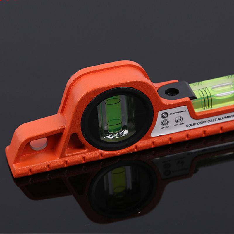 Горизонтальная линейка Магнитный угломер Горизонтальные пузырьковые спиртовые уровни Балансировочная линейка Маленький измерительный инструмент высокой точности для